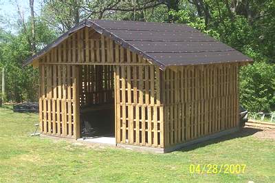Shed with Complete Roof